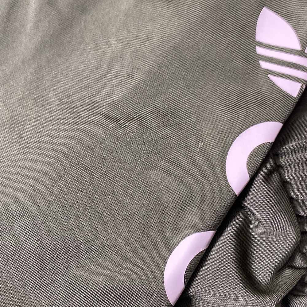 Adidas ✨ Green White Cropped Track Jacket Women’s Size Small - Picture 9 of 9